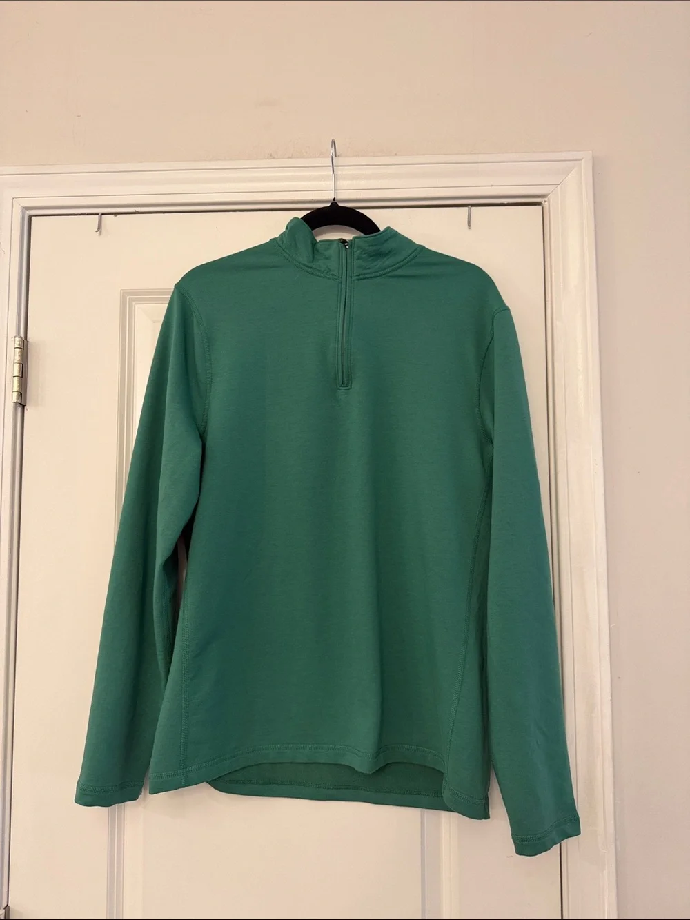 J. Crew Men's Teal Quarter-Zip Pullover NWOT